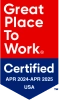 Great Place to Work® Certified April 2024 - April 2025